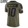 Camiseta Niño NFL Los Angeles Chargers Justin Herbert 10 Nike 2021 Salute to Service